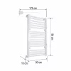 HOME FKTW345W fali elektromos törölközőszárító, 345 W, visszaje-5999084979218 3 kép