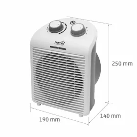 HOME FK1G ventilátoros fűtőtest, max. 2000 W, termosztát, 2 fokoza-5999084979157 2 kép