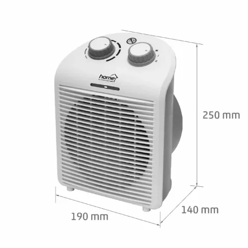 HOME FK1G ventilátoros fűtőtest, max. 2000 W, termosztát, 2 fokoza-5999084979157 4 kép