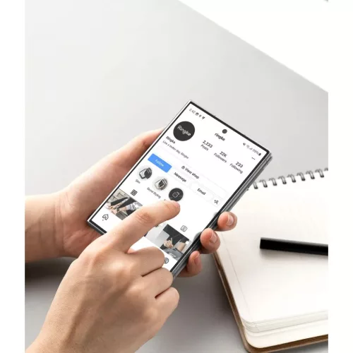  Samsung Galaxy Z Fold 8 Ringke Cover Display Easy Slide edzett üveg,-8800328819375 6 kép