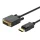 Orico XD-DTD DisplayPort–DVI 4K kábel, 2 m, fekete-6936761873154 1 kép