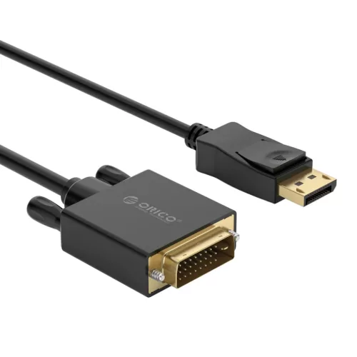 Orico XD-DTD DisplayPort–DVI 4K kábel, 2 m, fekete-6936761873154 3 kép