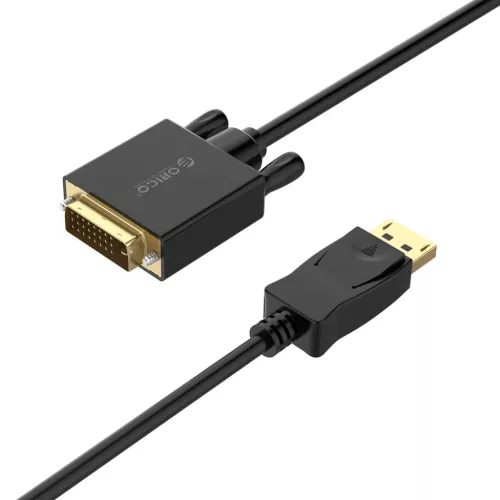 Orico XD-DTD DisplayPort–DVI 4K kábel, 2 m, fekete-6936761873154 4 kép