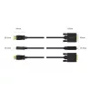 Orico XD-DTD DisplayPort–DVI 4K kábel, 2 m, fekete-6936761873154 5 kép