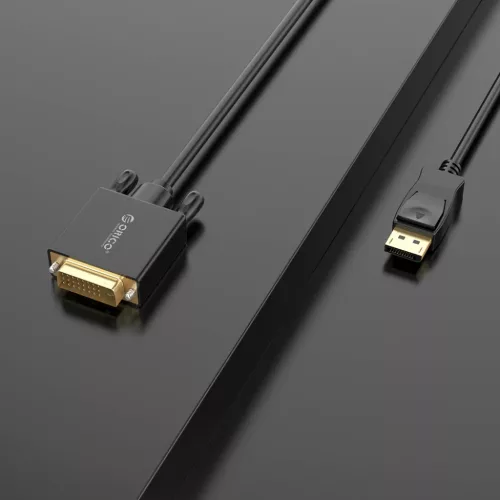 Orico XD-DTD DisplayPort–DVI 4K kábel, 2 m, fekete-6936761873154 8 kép