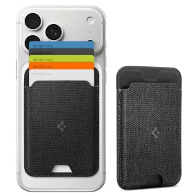 Spigen MagFit Urban Fit AFA11335 mágneses kártyatartó, fekete-8800337244687 1 kép