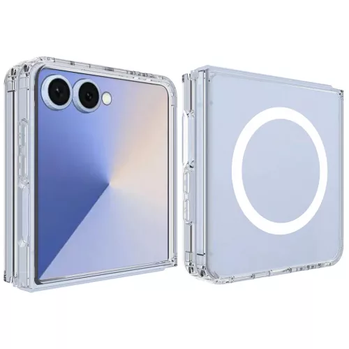 Samsung Galaxy Z Flip8 átlátszó Techsuit MagSafe Pro tok-5949419382978 3 kép