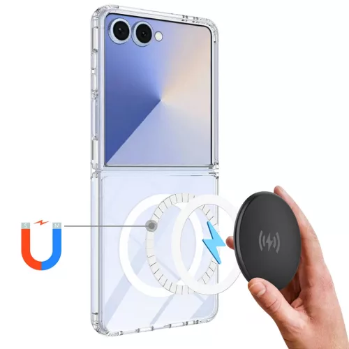 Samsung Galaxy Z Flip8 átlátszó Techsuit MagSafe Pro tok-5949419382978 4 kép