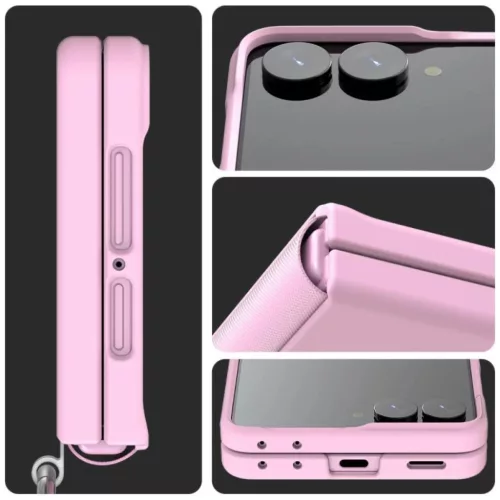 Araree Aero Flex R tok Samsung Galaxy Z Flip8 készülékhez, rózsasz-8800314043135 6 kép