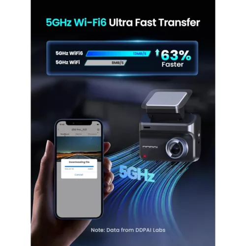 DDPAI Z50 Pro Dual 4K első és hátsó menetrögzítő kamera, fekete-6934915208623 5 kép