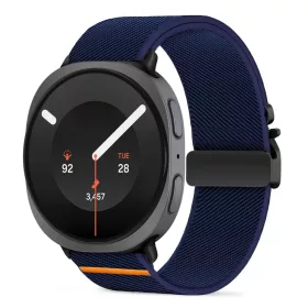    Samsung Galaxy Watch 8 / 9 / Classic (40 / 44 / 46 mm) sötétkék Tech-Protect Nylon Clasp szíj