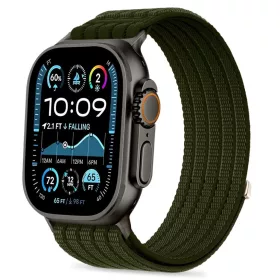  Apple Watch (44 / 45 / 46 / 49 mm) katonai zöld Tech-Protect Nylon S-5906302325467 1 kép