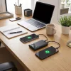 FORCELL F-ENERGY F10K6 10000 mAh powerbank beépített USB-C és Light-5903396362408 9 kép