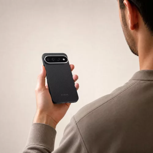  Google Pixel 11 Pro fekete/szürke (Twill) PITAKA Edge Case aramidsz�-741654371435 10 kép