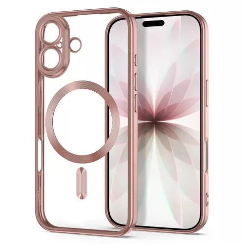 iPhone 17 Shiny Rose Gold Tech-protect Magflex MagSafe tok-5906302342365 2 kép