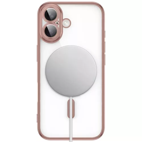 iPhone 17 Shiny Rose Gold Tech-protect Magflex MagSafe tok-5906302342365 4 kép