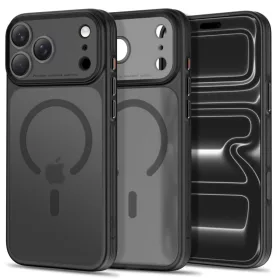   iPhone 17 Pro / 18 Pro matt fekete Tech-Protect MagPrime MagSafe CC tok