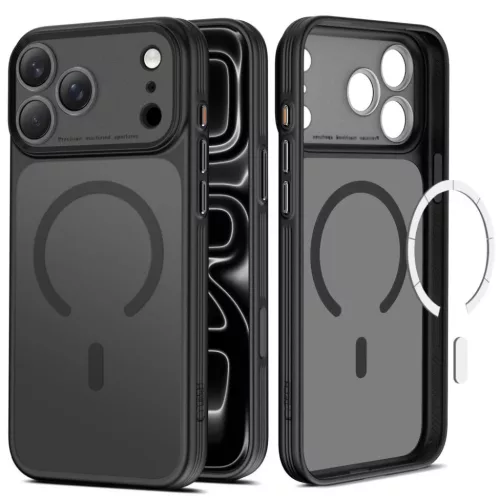 iPhone 17 Pro / 18 Pro matt fekete Tech-Protect MagPrime MagSafe CC to-5906302324750 2 kép