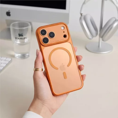 iPhone 17 Pro Max / 18 Pro Max Matt kozmikus narancs Tech-Protect MagP-5906302324804 6 kép