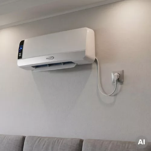 HAUSER AH-2301 fali ventilátoros fűtőtest, max. 2000 W, PTC fűtőe-5998777338356 3 kép