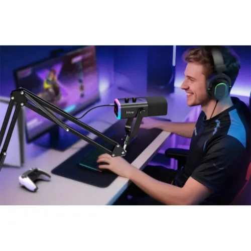 Fifine AM8T dinamikus gamer mikrofon rózsaszín-5410464334484 7 kép