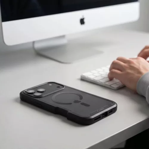  Apple iPhone 17 Pro / 18 Pro matt fekete Tech-Protect Defense MagSafe-5906302325498 5 kép