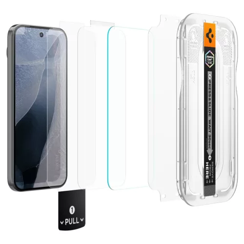  Google Pixel 11 Pro XL Spigen Glas.tR EZ Fit Pro kijelzővédő üveg-8800337246186 3 kép