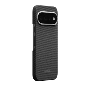    Google Pixel 11 Pitaka Edge Case fekete/szürke sávolyszövésű tok