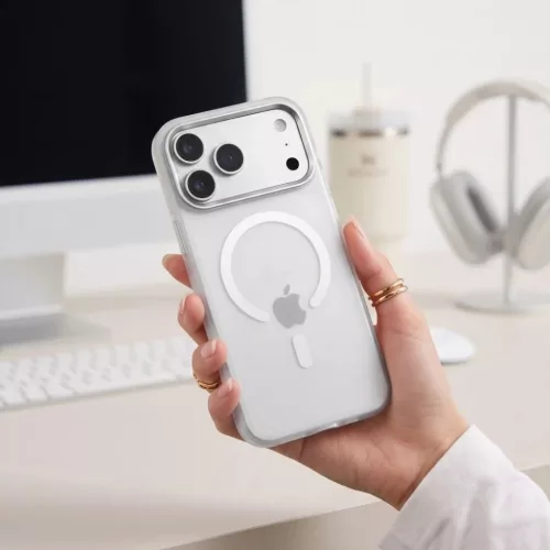  iPhone 17 Pro / 18 Pro matt fehér Tech-Protect MagZero MagSafe tok-5906302324859 7 kép