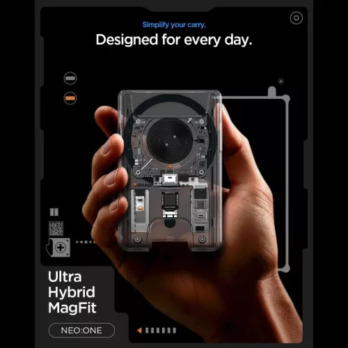 Spigen Ultra Hybrid Wallet MagSafe Neo One mágneses kártyatartó-8800337245363 6 kép