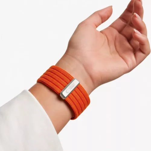  Apple Watch narancssárga Tech-Protect Nylon Sport tépőzáras óras-5906302325474 6 kép