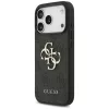  iPhone 18 Pro szürke Guess PU 4G Metal Logo tok-3666339650650 2 kép