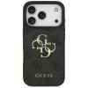  iPhone 18 Pro szürke Guess PU 4G Metal Logo tok-3666339650650 3 kép