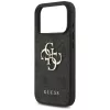  iPhone 18 Pro szürke Guess PU 4G Metal Logo tok-3666339650650 5 kép
