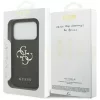  iPhone 18 Pro szürke Guess PU 4G Metal Logo tok-3666339650650 7 kép