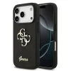  iPhone 18 Pro fekete Guess PU merev tok csillámos 4G fém logóval-3666339644987 1 kép