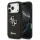  iPhone 18 Pro fekete Guess PU merev tok csillámos 4G fém logóval-3666339644987 1 kép
