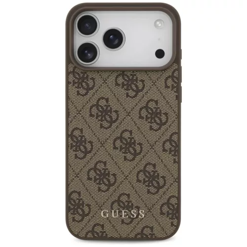  iPhone 18 Pro Barna Guess Hardcase 4G Classic Logo (GUHCP18LG4GFBR) t-3666339673475 2 kép
