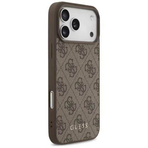  iPhone 18 Pro Barna Guess Hardcase 4G Classic Logo (GUHCP18LG4GFBR) t-3666339673475 3 kép