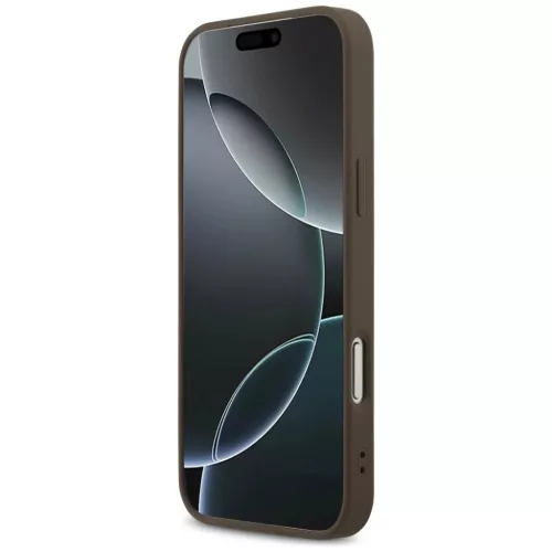  iPhone 18 Pro Barna Guess Hardcase 4G Classic Logo (GUHCP18LG4GFBR) t-3666339673475 4 kép