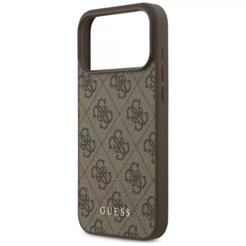  iPhone 18 Pro Barna Guess Hardcase 4G Classic Logo (GUHCP18LG4GFBR) t-3666339673475 5 kép
