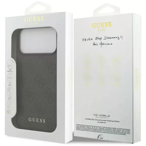  Apple iPhone 18 Pro fekete Guess Hardcase 4G Classic Logo tok (GUHCP1-3666339673499 7 kép