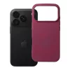  iPhone 17 Pro / 18 Pro sötét cseresznye szilikon tok