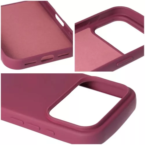  iPhone 17 Pro / 18 Pro sötét cseresznye szilikon tok-5903396485640 4 kép