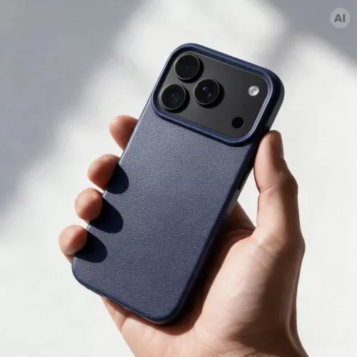  iPhone 17 Pro / 18 Pro sötétkék Skin tok-5903396485671 5 kép