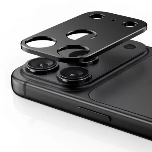 iPhone 18 Pro Fekete Tech-protect Camalloy Fit+ kameravédő-5906302324989 3 kép