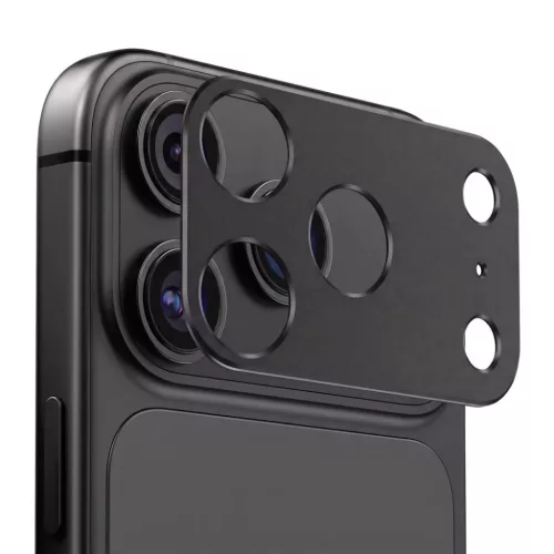 iPhone 18 Pro Fekete Tech-protect Camalloy Fit+ kameravédő-5906302324989 4 kép