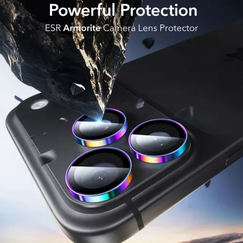 iPhone 18 Pro / iPhone 18 Pro Max Chromatic ESR Armorite kameralencse--4894240306017 5 kép