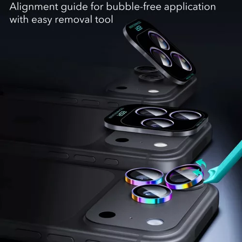 iPhone 18 Pro / iPhone 18 Pro Max Chromatic ESR Armorite kameralencse--4894240306017 7 kép