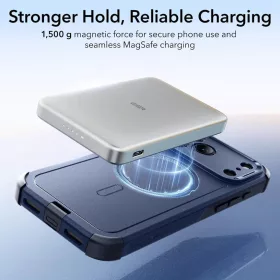 iPhone 18 Pro / iPhone 17 Pro kék ESR Cyber HaloLock tok-4894240303658 2 kép
